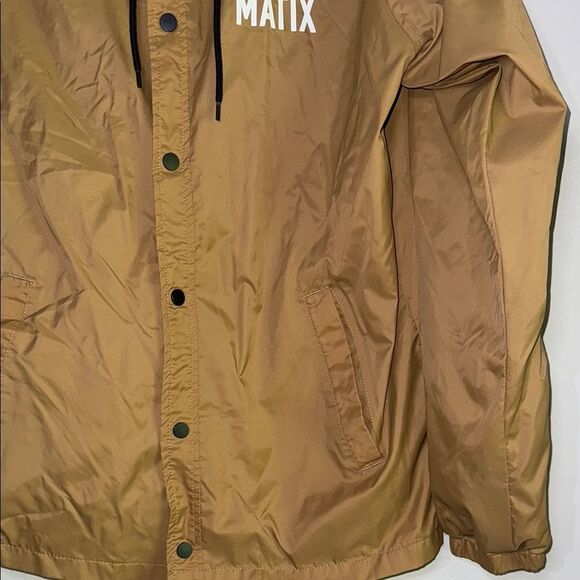 Matix Compton Surf Club Los Angeles Tan Windbreaker Size L - Picture 5 of 13